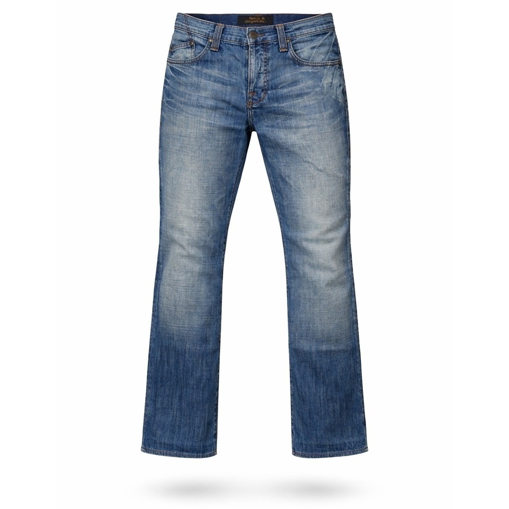 Rock & Republic Henlee Jeans Mens 34 Blue Vintage Bootcut Distressed Y2K Denim